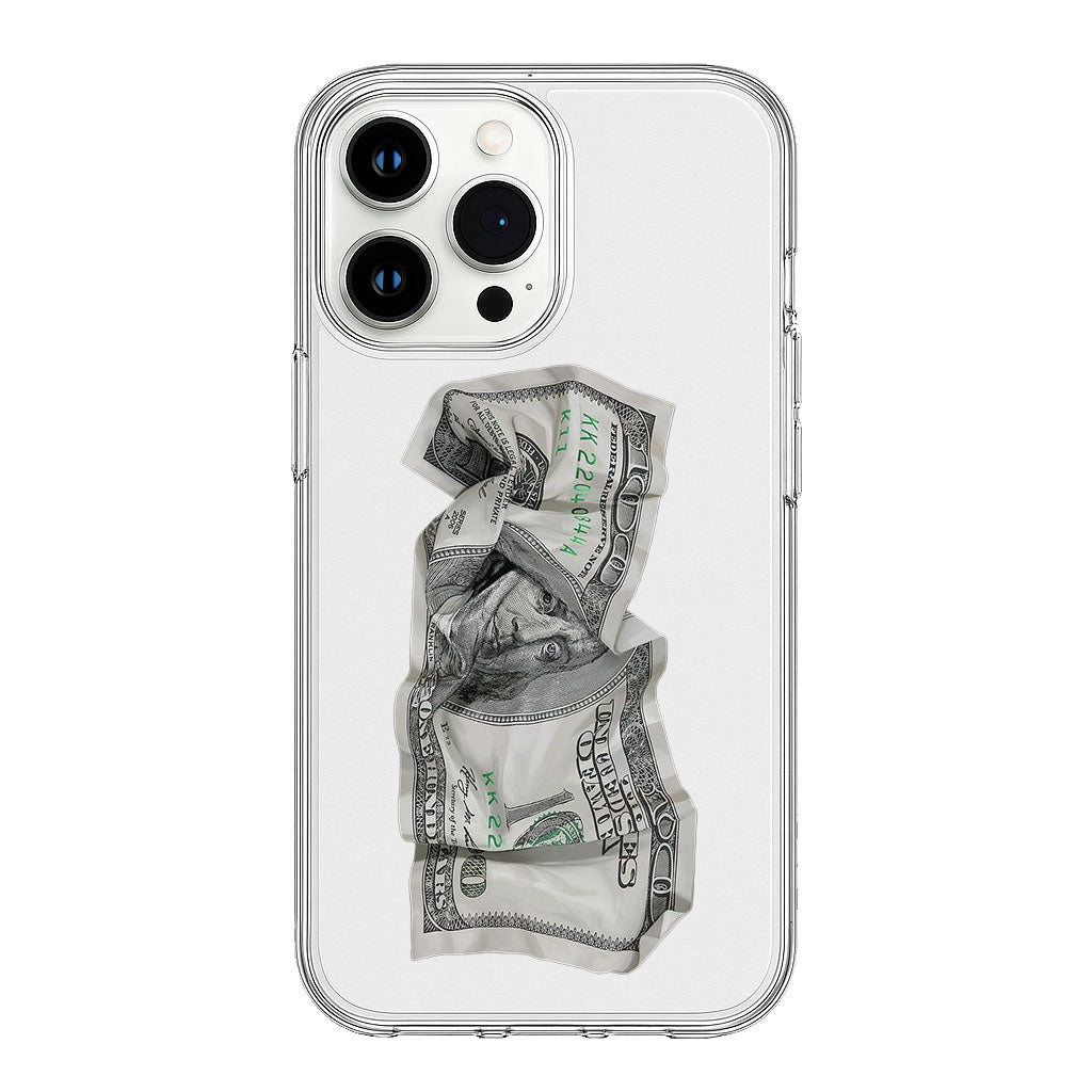 Dollar Premium Printed Clear Silicone Cover