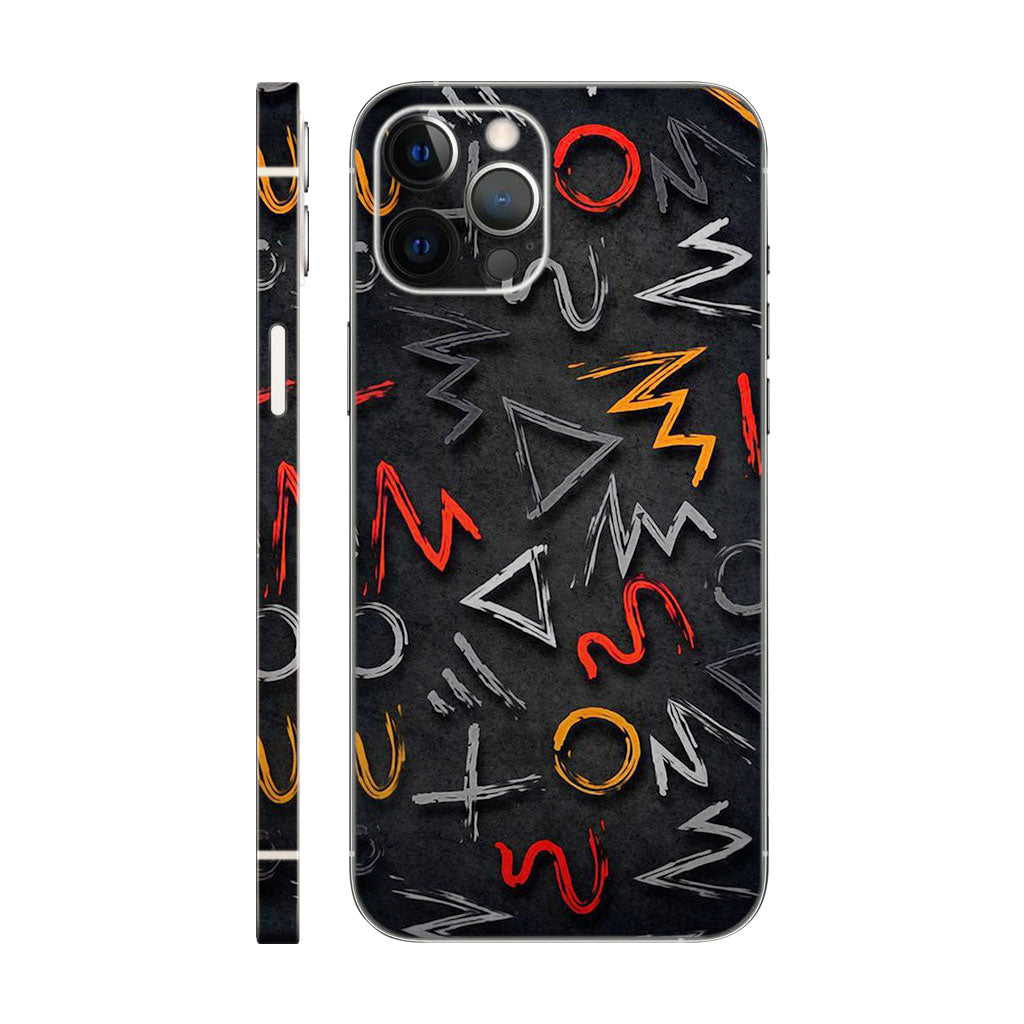 Geomatric Colorful Shapes Mobile 6D Skin
