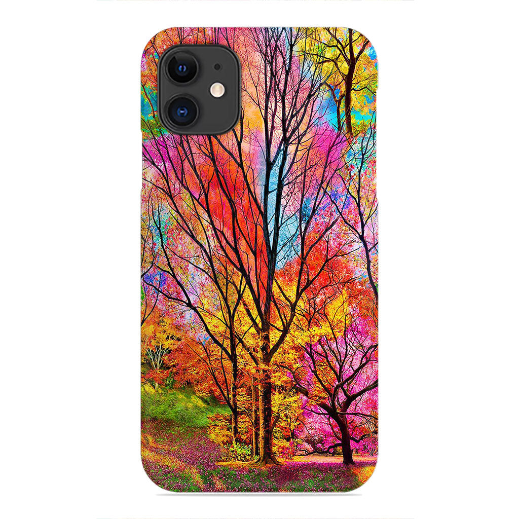 Vibrant Forest Dreamscape Phone Case