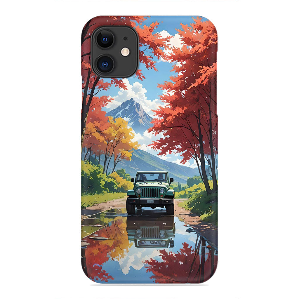 Autumn Expedition: Reflections of the Road Phone Case