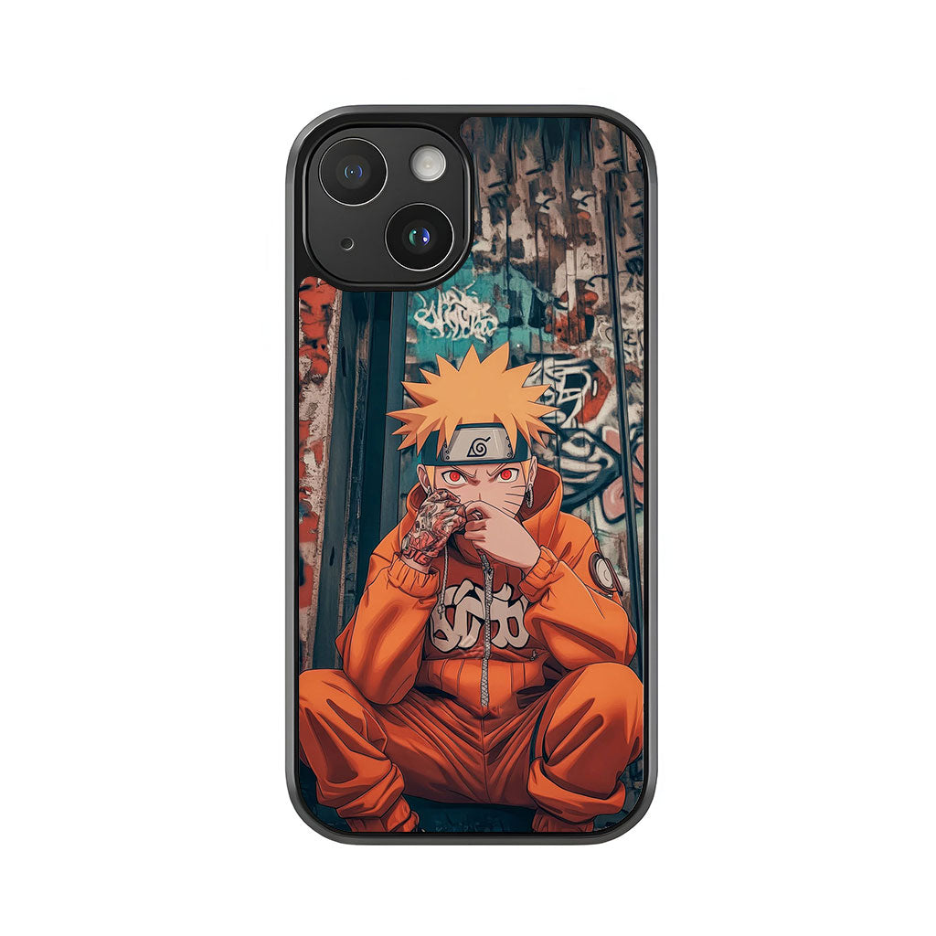 Naruto Street Style Phone Case – Urban Anime Design Metal Case