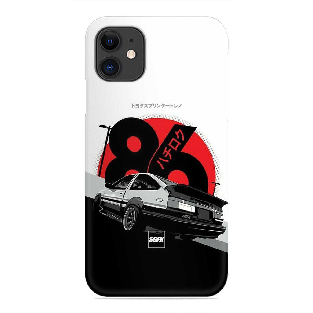 Toyota AE86 Initial D Phone Case - JDM Car Design