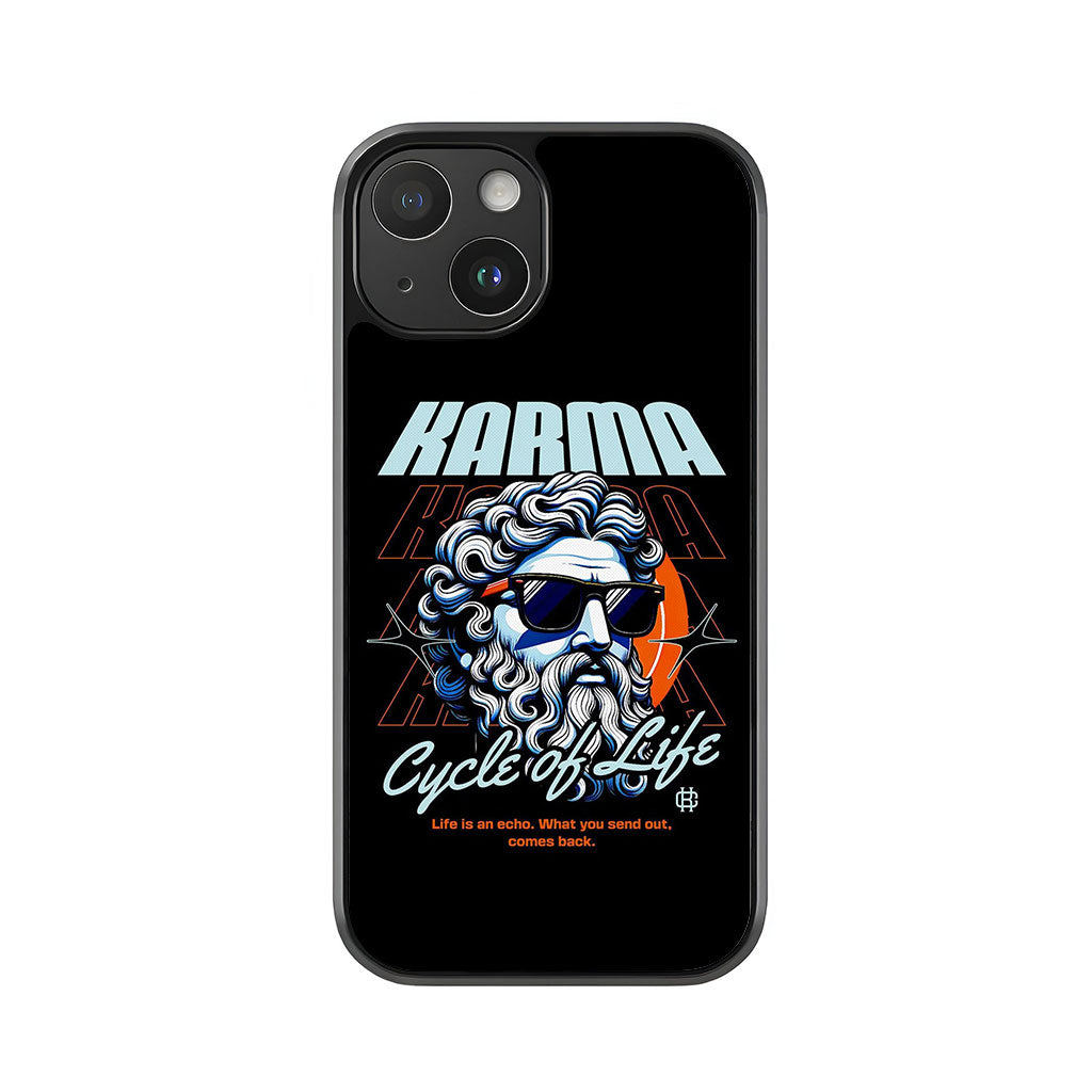 Karma Cycle of Life Phone Case - Greek God Medusa Design Metal Case