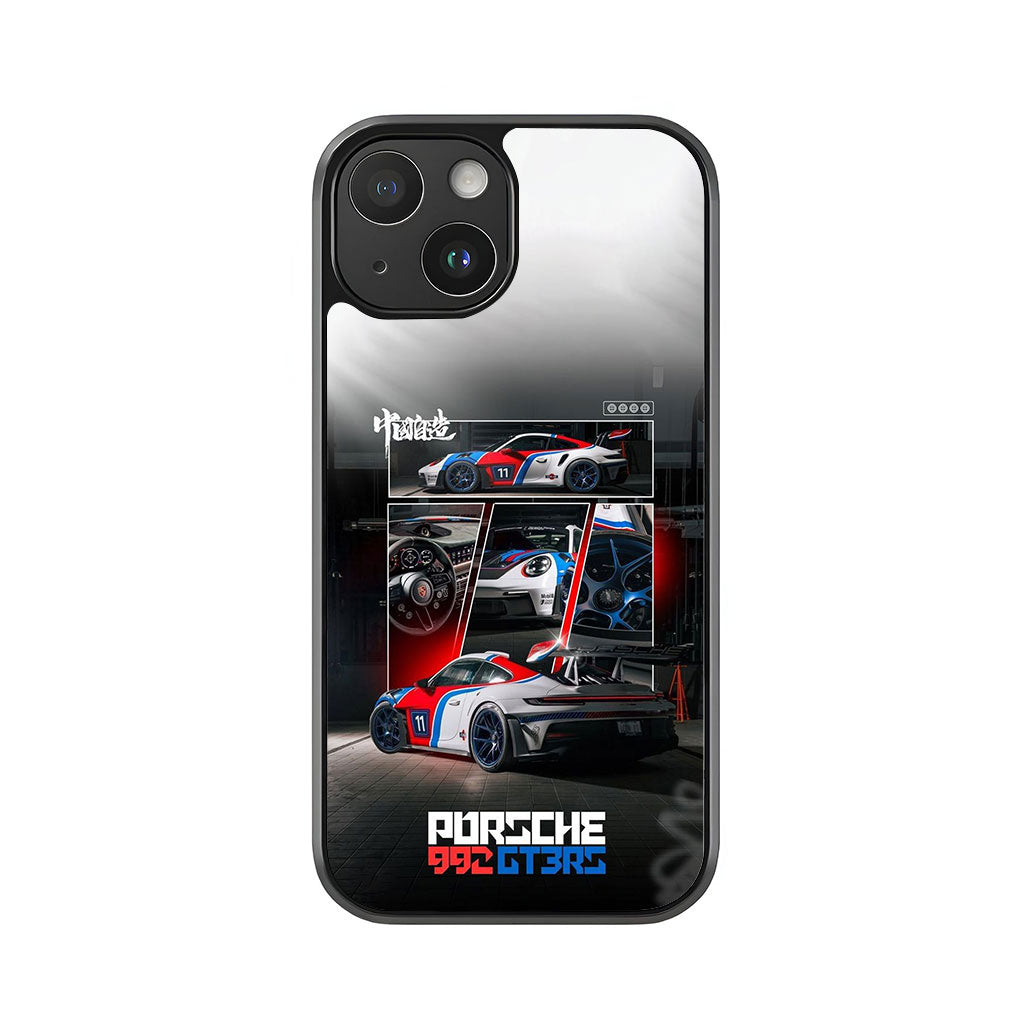 Porsche 992 GT3 RS Racing Phone Case - Automotive Design Metal Case