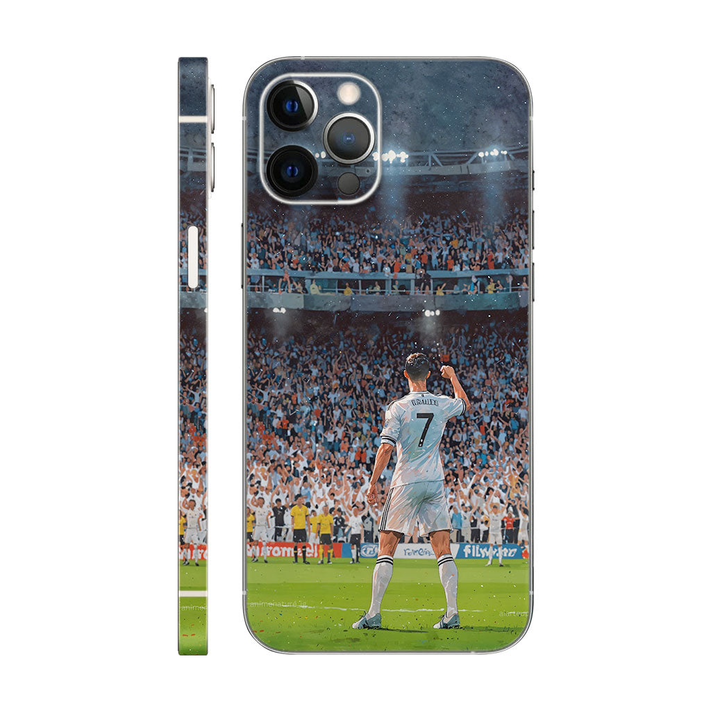 Cristiano Ronaldo Real Madrid Phone Case - Crowd Celebration Design 6D Skin