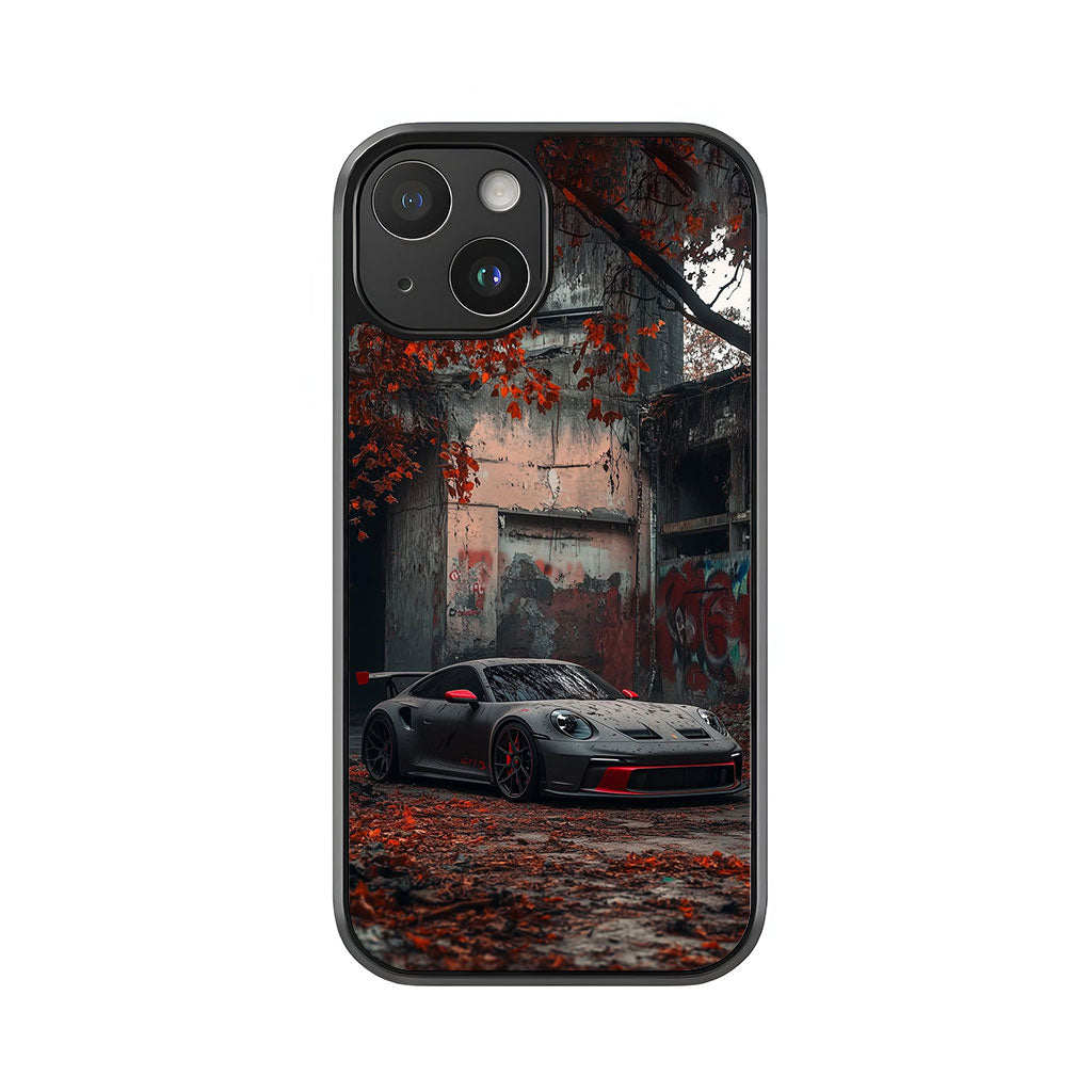 Porsche 911 GT3 RS Autumn Abandoned Phone Case - Automotive Design Metal Case