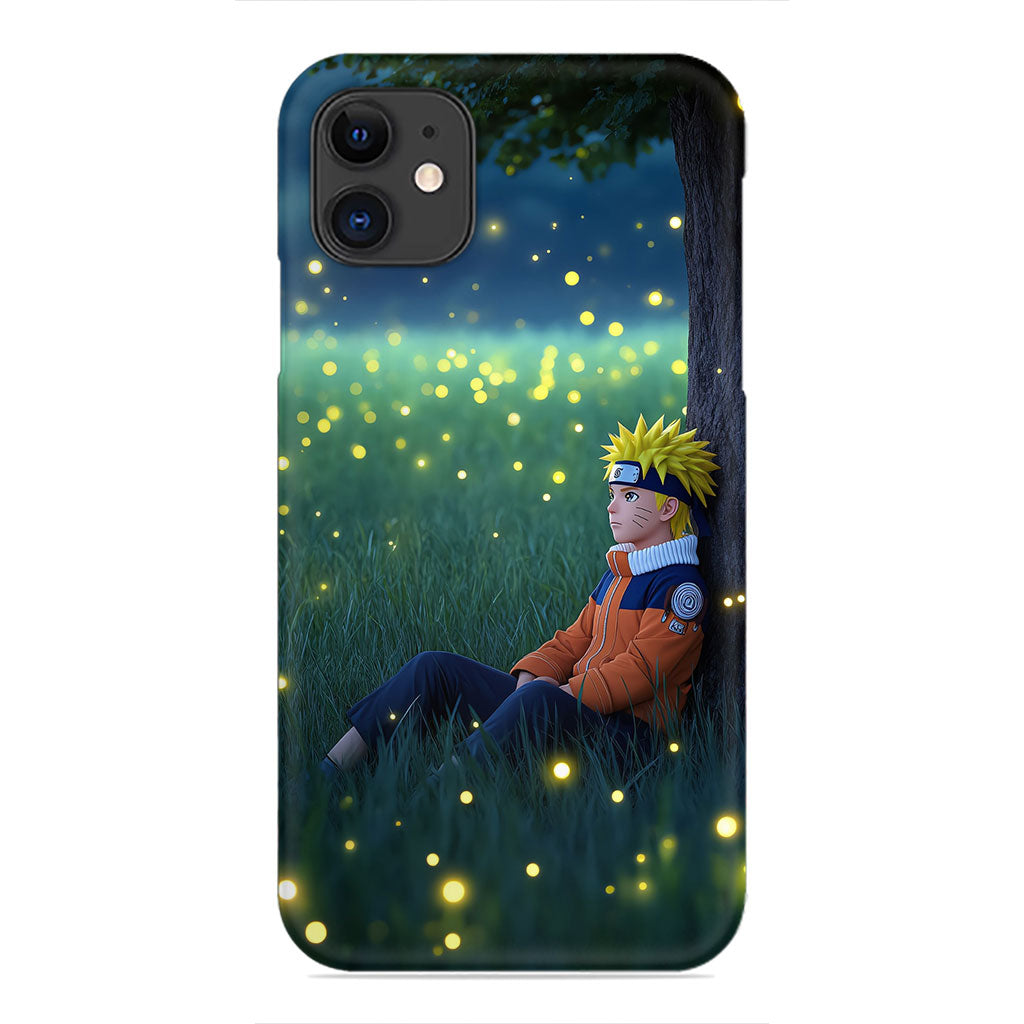 Naruto Fireflies Phone Case - Magical Night Design