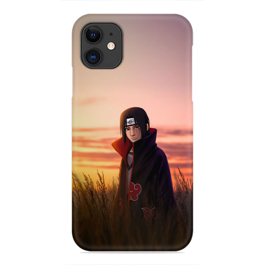 Itachi Uchiha Sunset Phone Case - Akatsuki Design