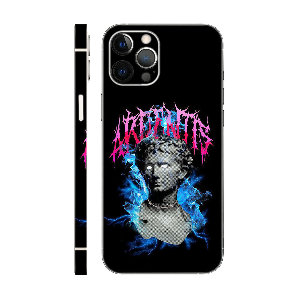 Statue Bust Phone Case - Annihilate Lightning Design 6D Skin