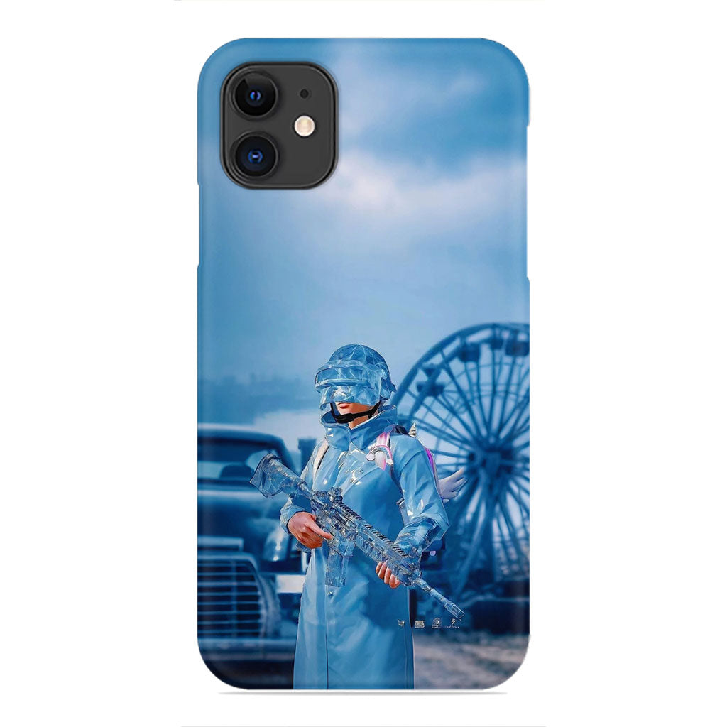 Pubg Blue Sniper Heroine Phone Case - Amusement Park Design