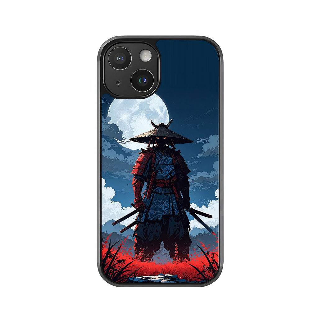 Samurai Warrior Phone Case - Moonlight Fields Design Metal Case