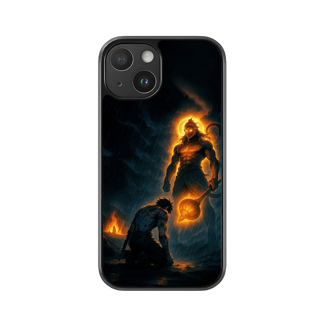 Lord Hanuman Phone Case - Divine Protector Design Metal Case