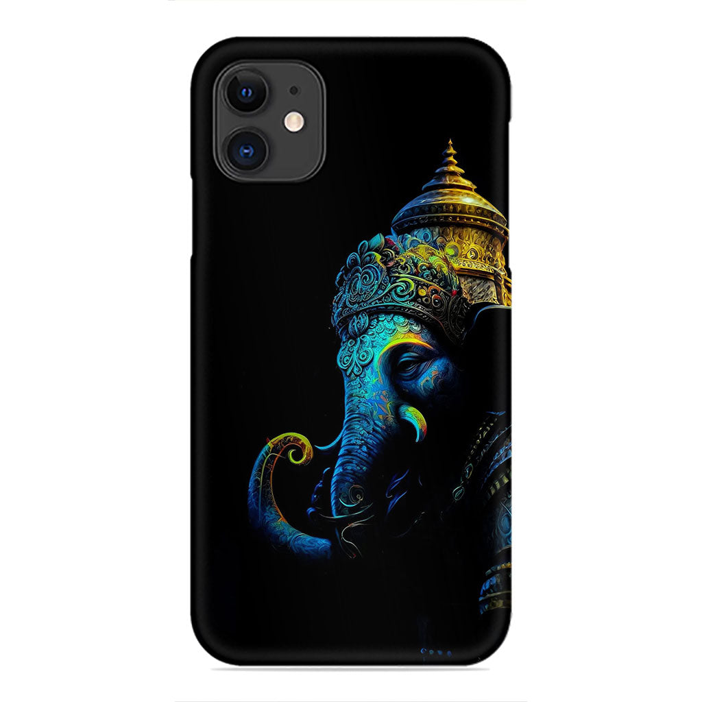 Lord Ganesha Phone Case - Colorful Abstract Design