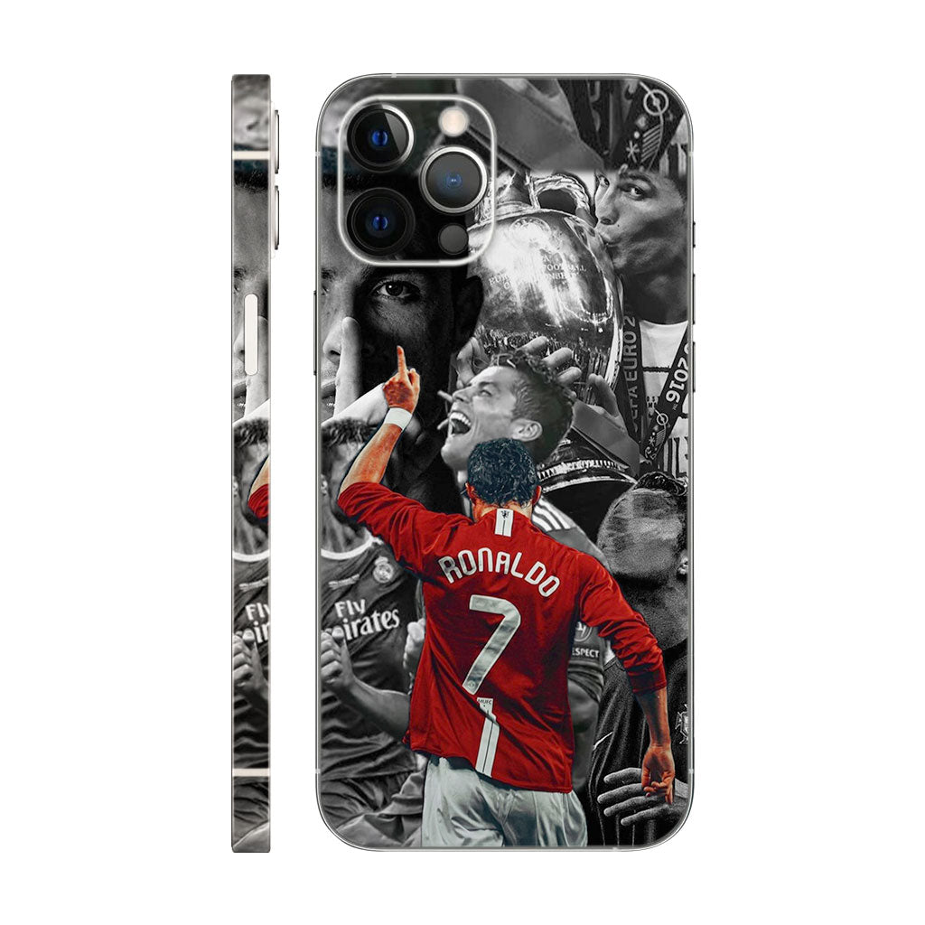Cristiano Ronaldo Phone Case - Career Collage Design 6D Skin