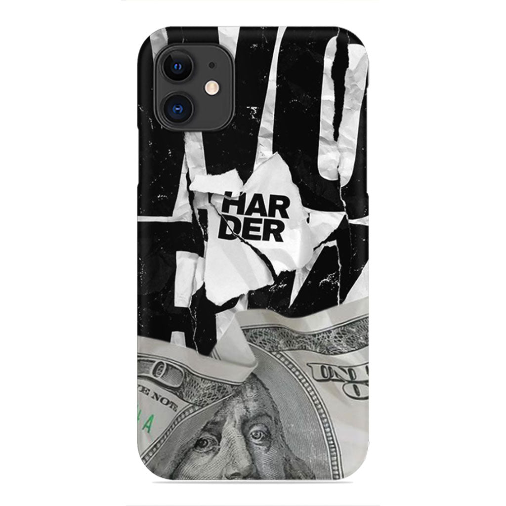Urban Abstract Phone Case - Work Harder Money Design