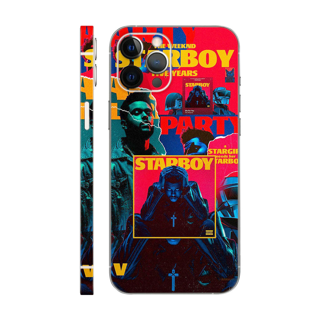 The Weeknd Phone Case - Starboy Collage Design 6D Skin