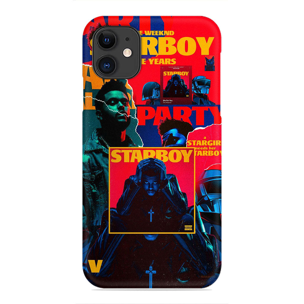 The Weeknd Phone Case - Starboy Collage Design The Weeknd Phone Case - Starboy Collage Design