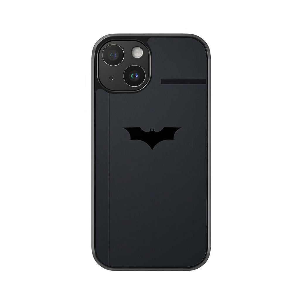 Batman Phone Case - Minimalist Bat-Symbol Design Metal Case