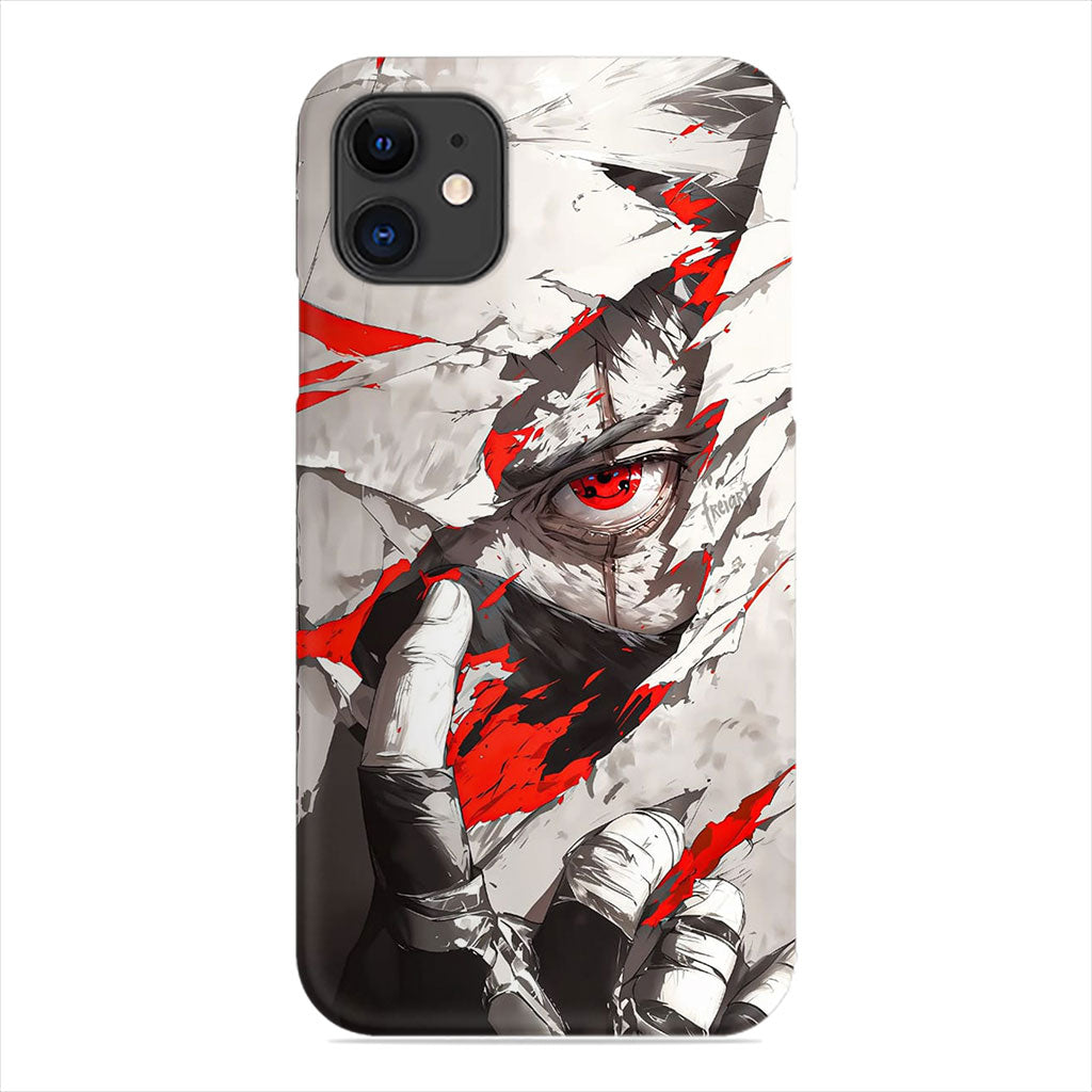 Red Eye Anime Phone Case - Bandage Tear Design