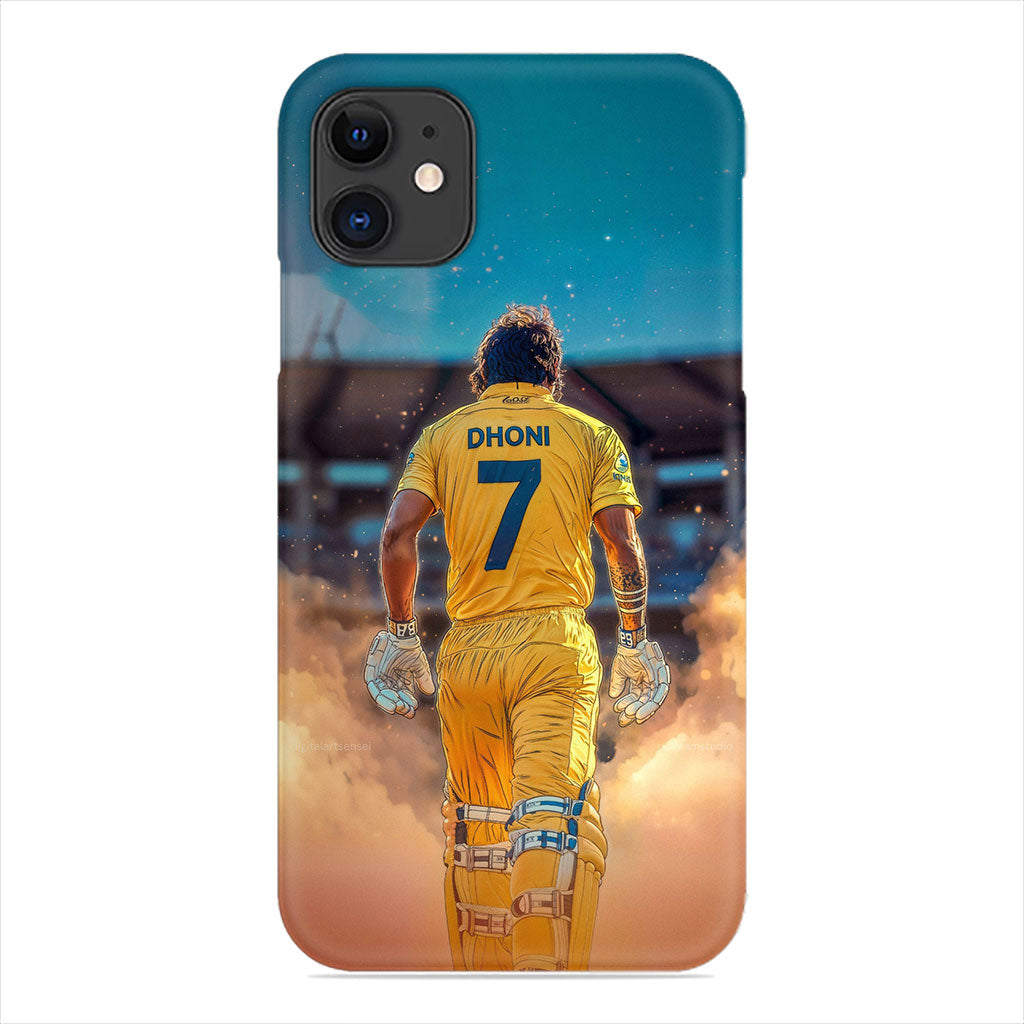 M.S. Dhoni Phone Case - Number 7 Cricket Design