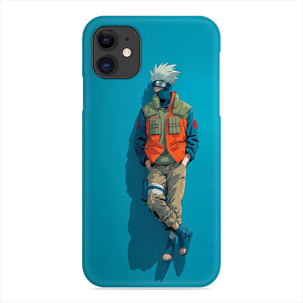 Kakashi Hatake Phone Case - Blue Anime Design