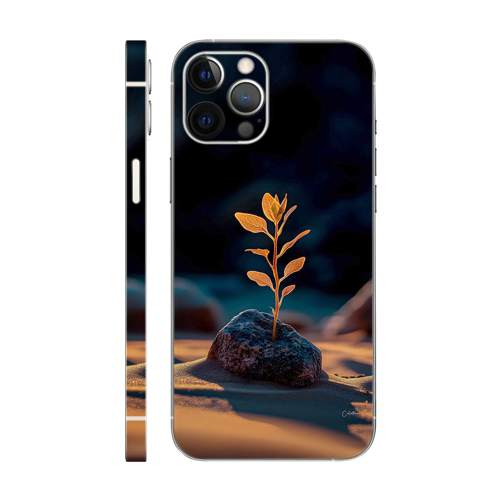 Glowing Plant Phone Case - Life from Stone Design 6D Skin