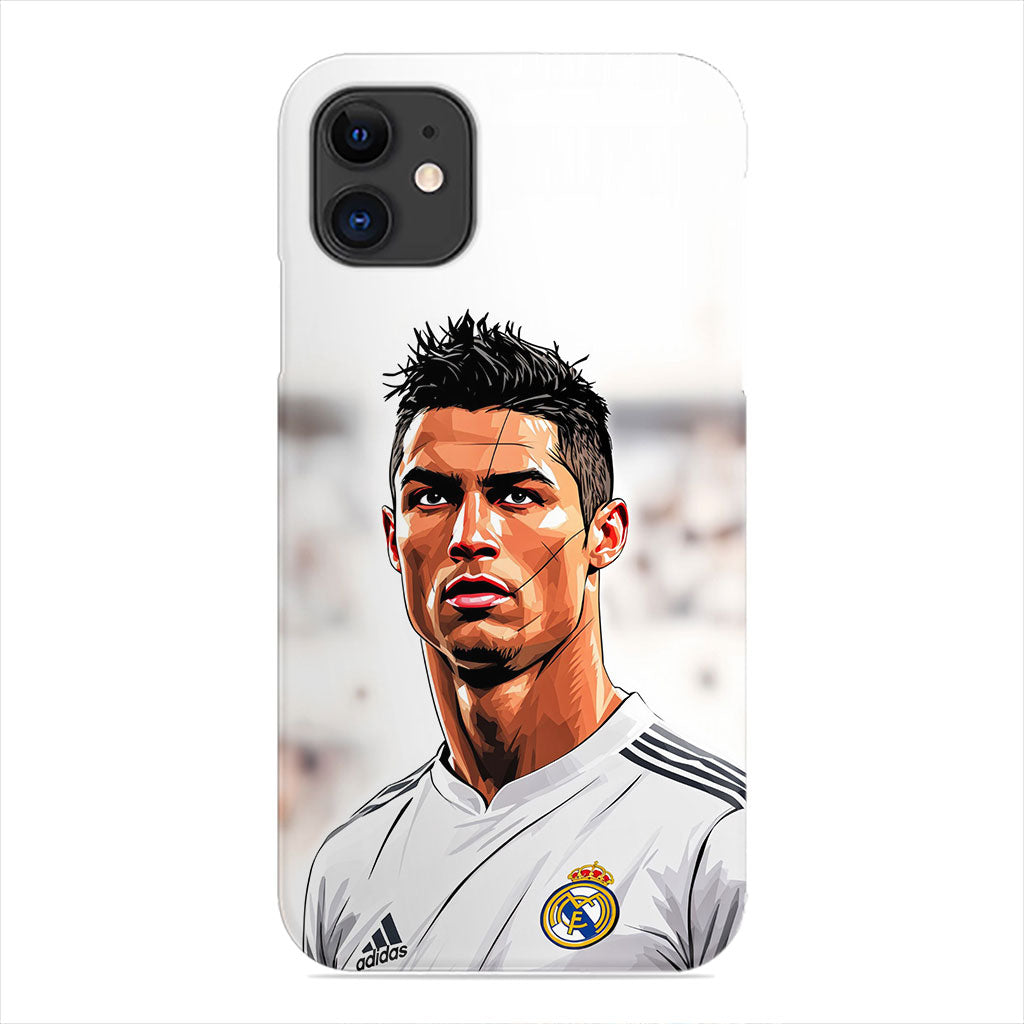 Cristiano Ronaldo Phone Case - Comic Style Portrait Design