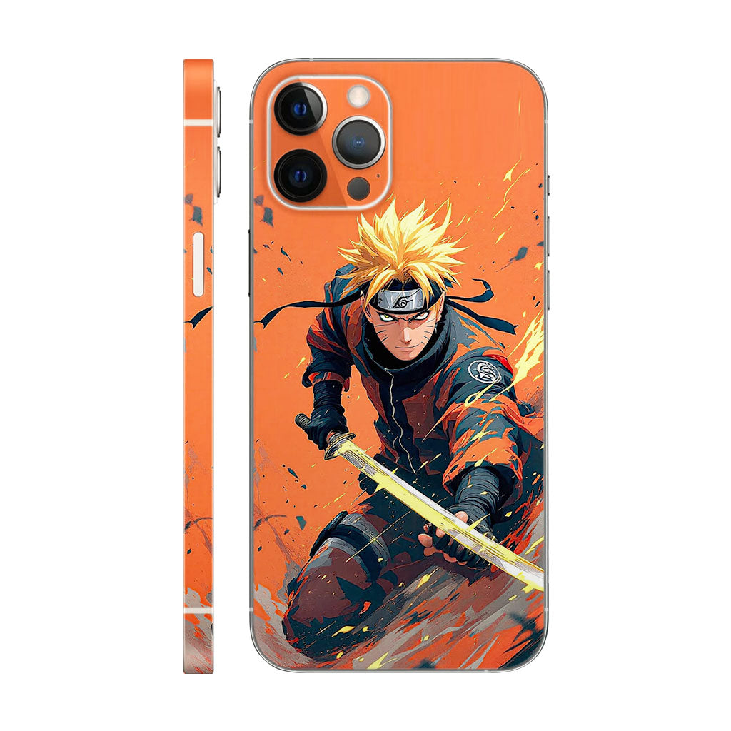 Naruto Phone Case - Glowing Katana Art Design 6D Skin