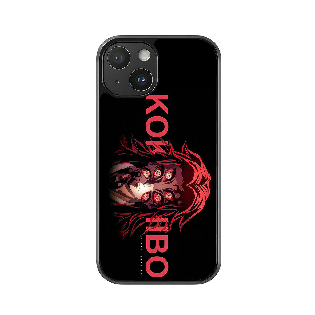 Demonic Character Phone Case - Multiple Eyes Art Design Metal Case