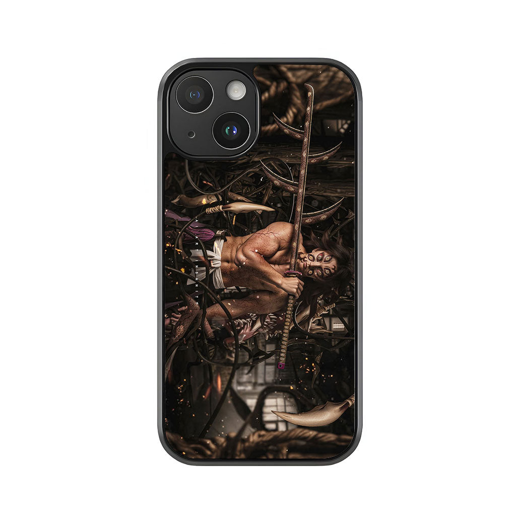 Fantasy Warrior Phone Case - Trapped in Vines Art Design Metal Case