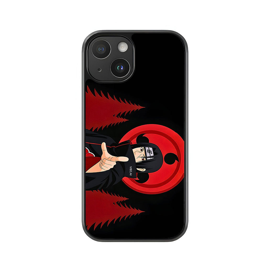 Itachi Uchiha Phone Case - Akatsuki Sharingan Design Metal Case