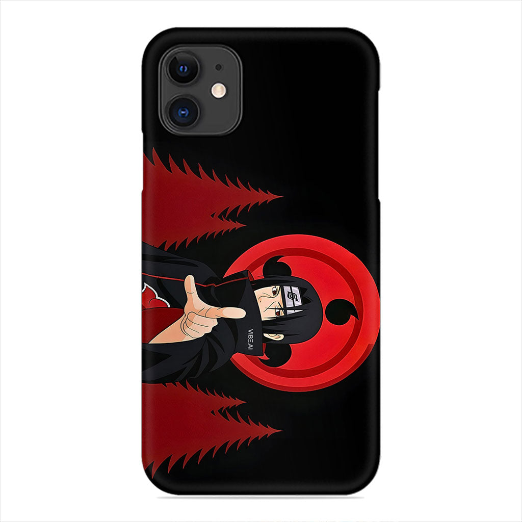 Itachi Uchiha Phone Case - Akatsuki Sharingan Design