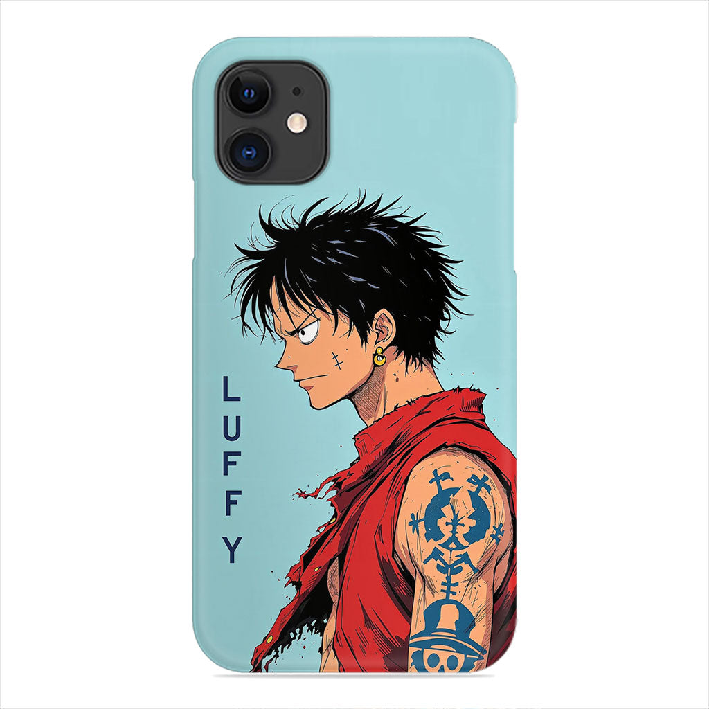 Luffy Phone Case - Arm Tattoo & Scar Design