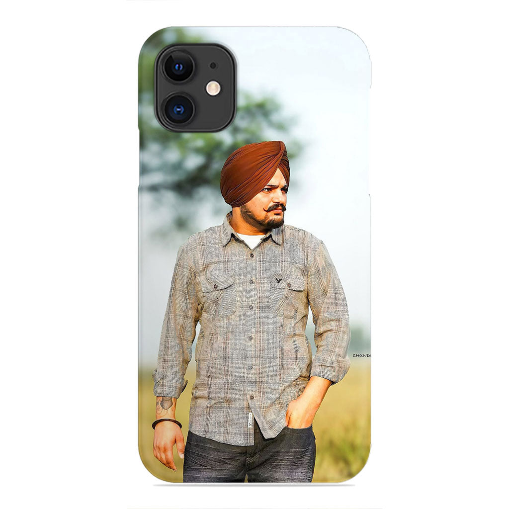 Sidhu Moose Wala Phone Case - Turban & Field Photo Design