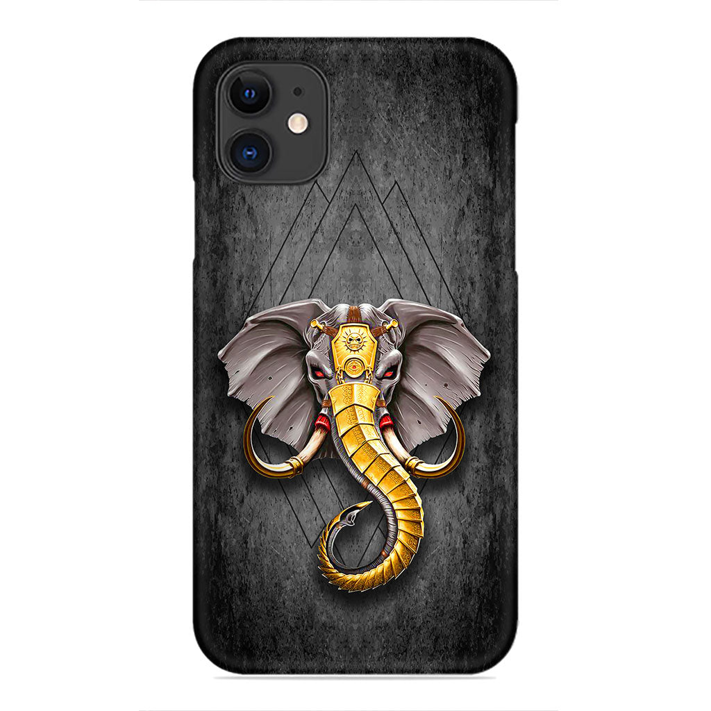 Divine Ganesha: The Golden Protector Phone Case