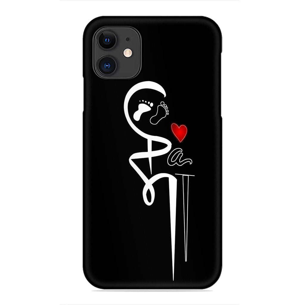 Sacred Steps of Love Maa Paa Phone Case