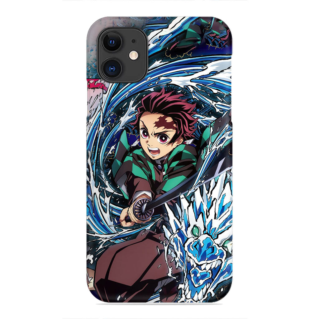Demon Slayer Tanjiro – Water Breathing Technique Phone Case