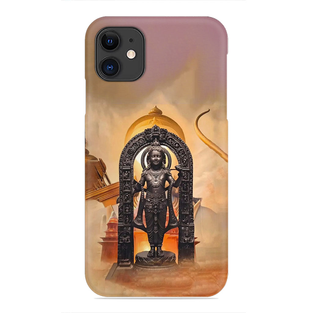 Sacred Presence of Lord Ram at the Temple Gateway Phone Case