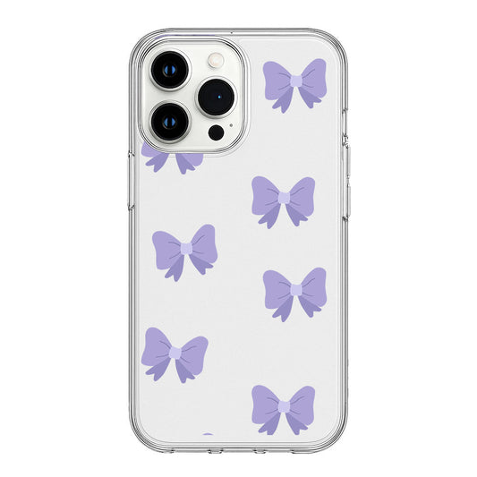 Cute Pastel Ribbon Design Clear Silicone Cover