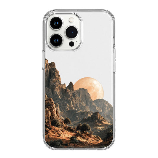 Nature Landscape Phone Case Design Clear Silicone Cover