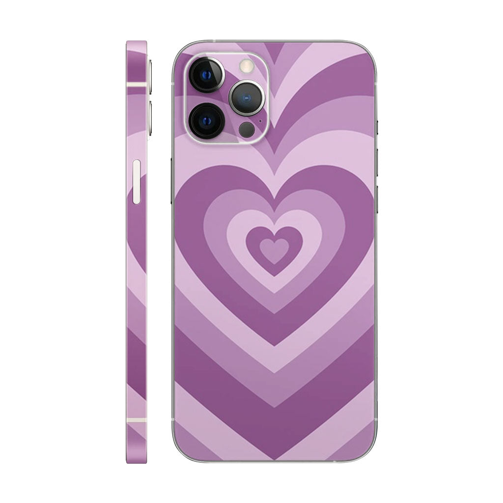 Pink Multi Heart Mobile 6D Skin