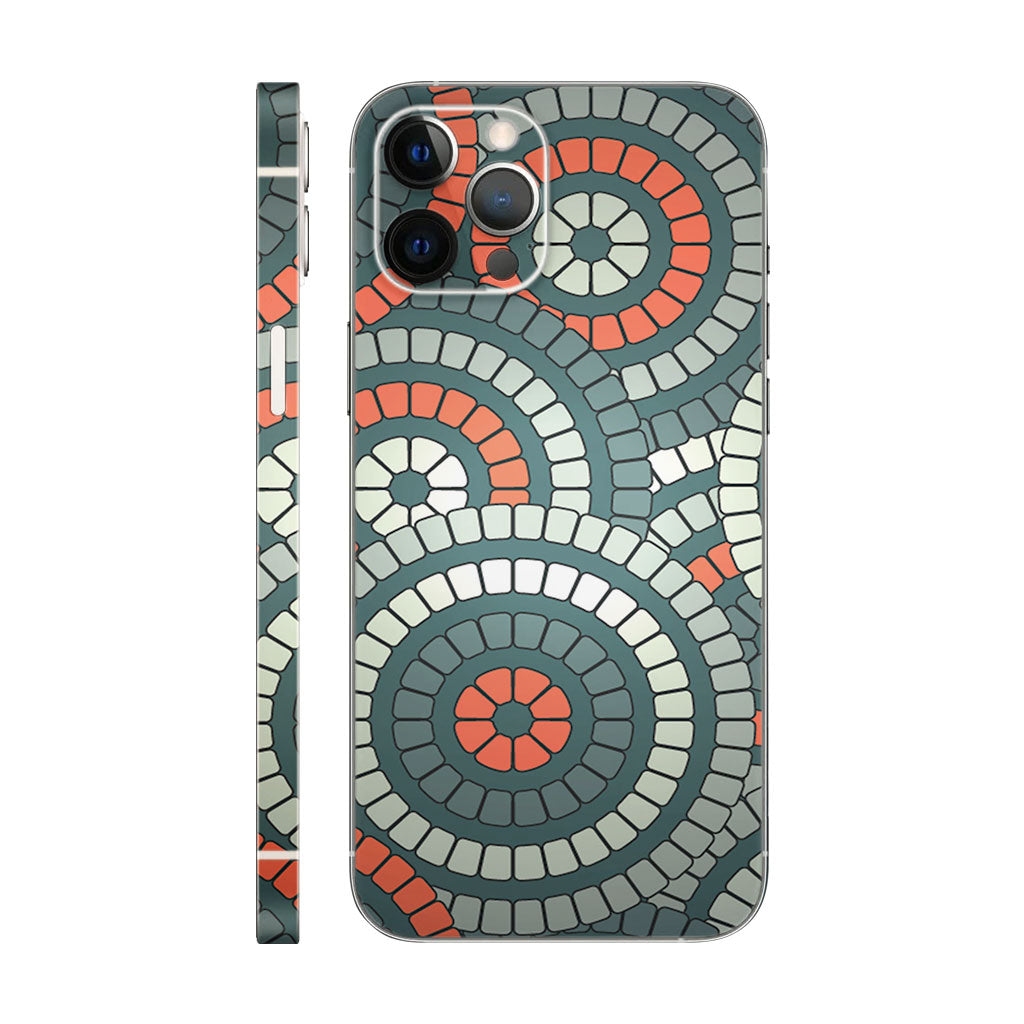 Round Cube Design Mobile 6D Skin