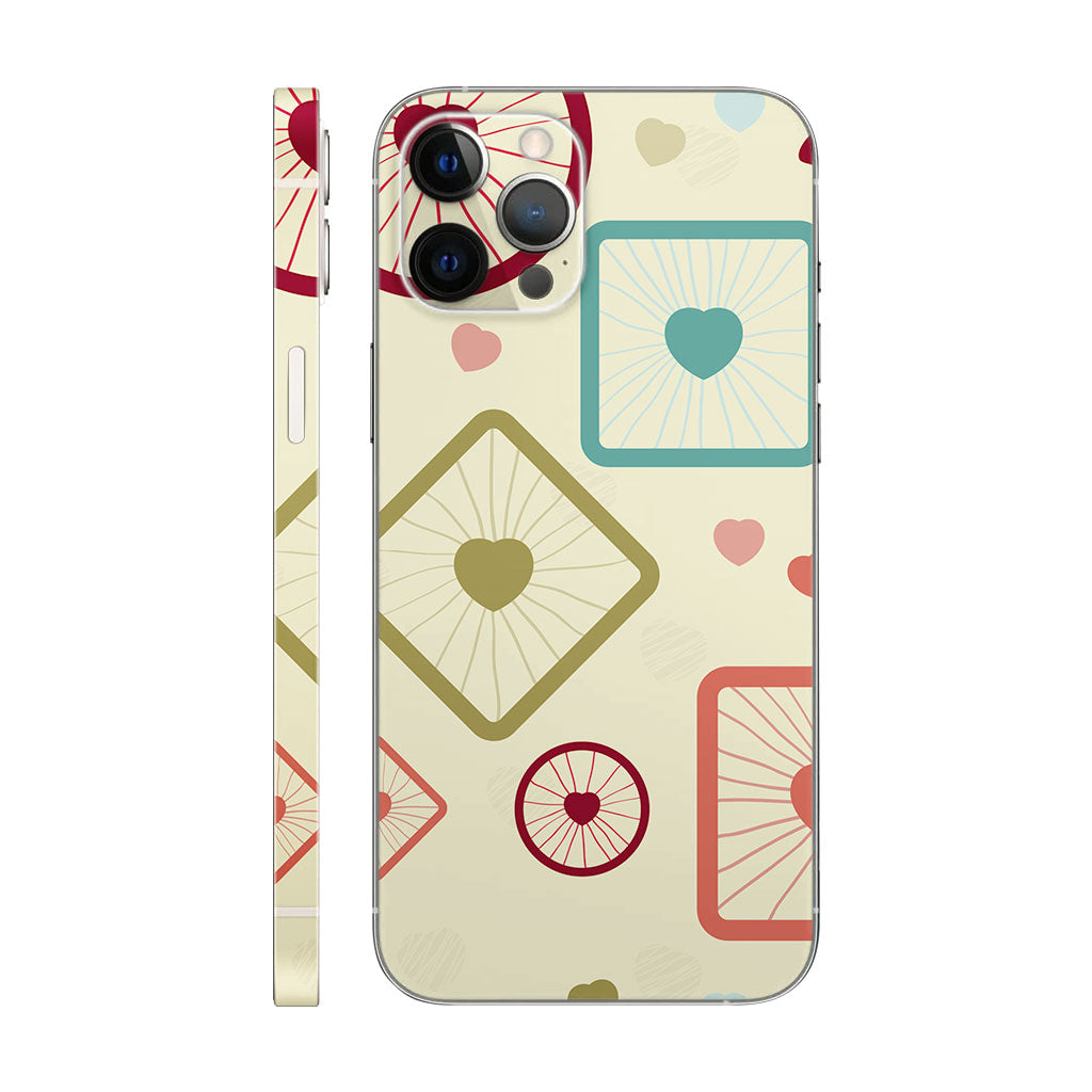 Square Round Heart mobile 6D Skin