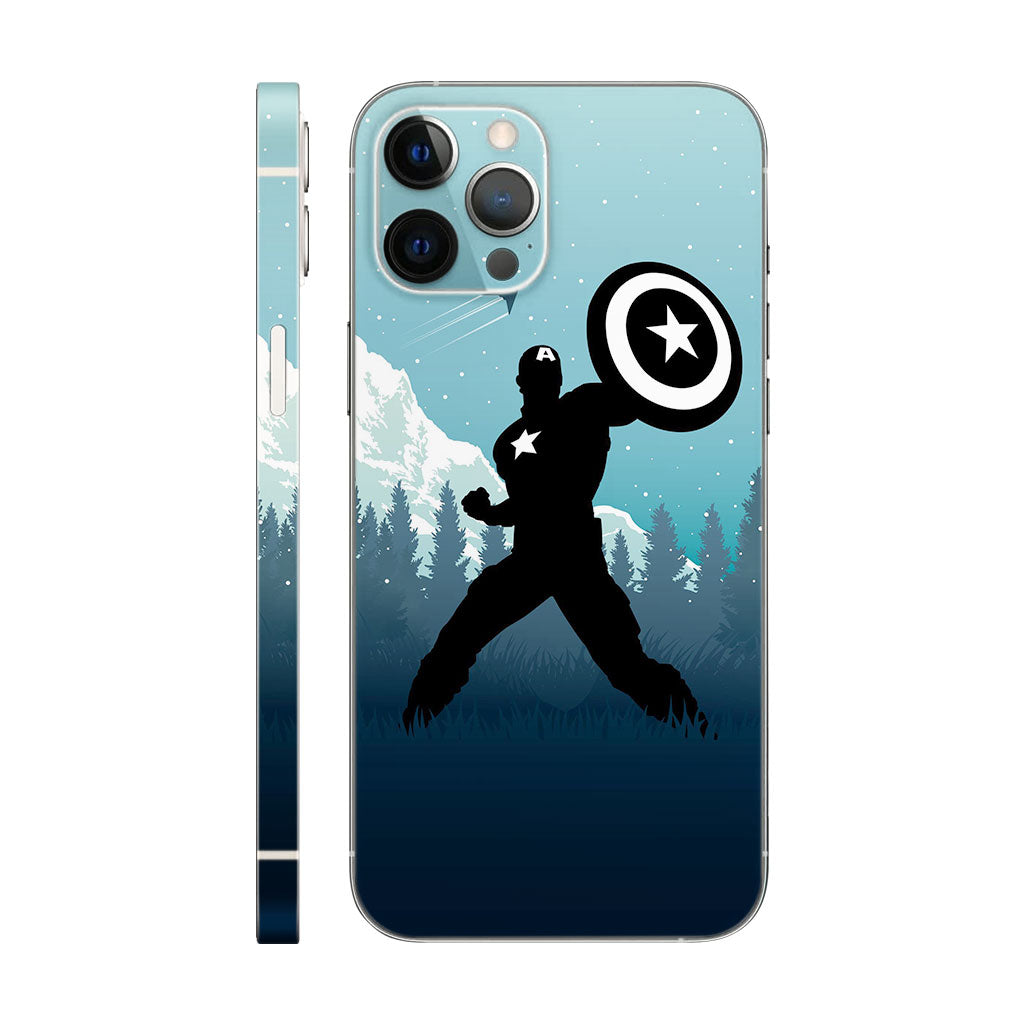 Black Captain America Mobile 6D Skin