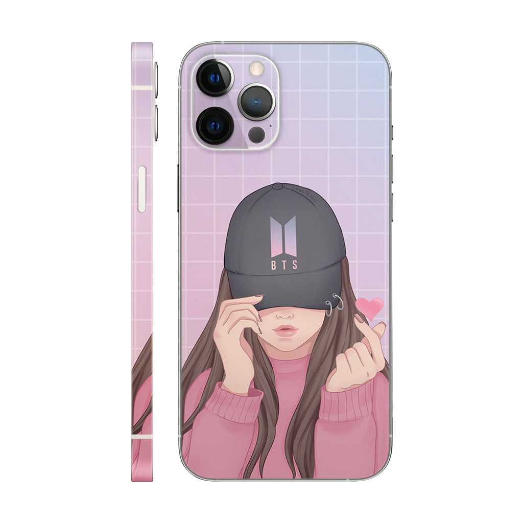 Girl Cap Mobile 6D Skin