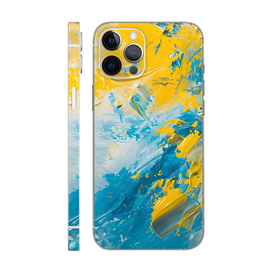 Yellow Blue Mobile 6D Skin