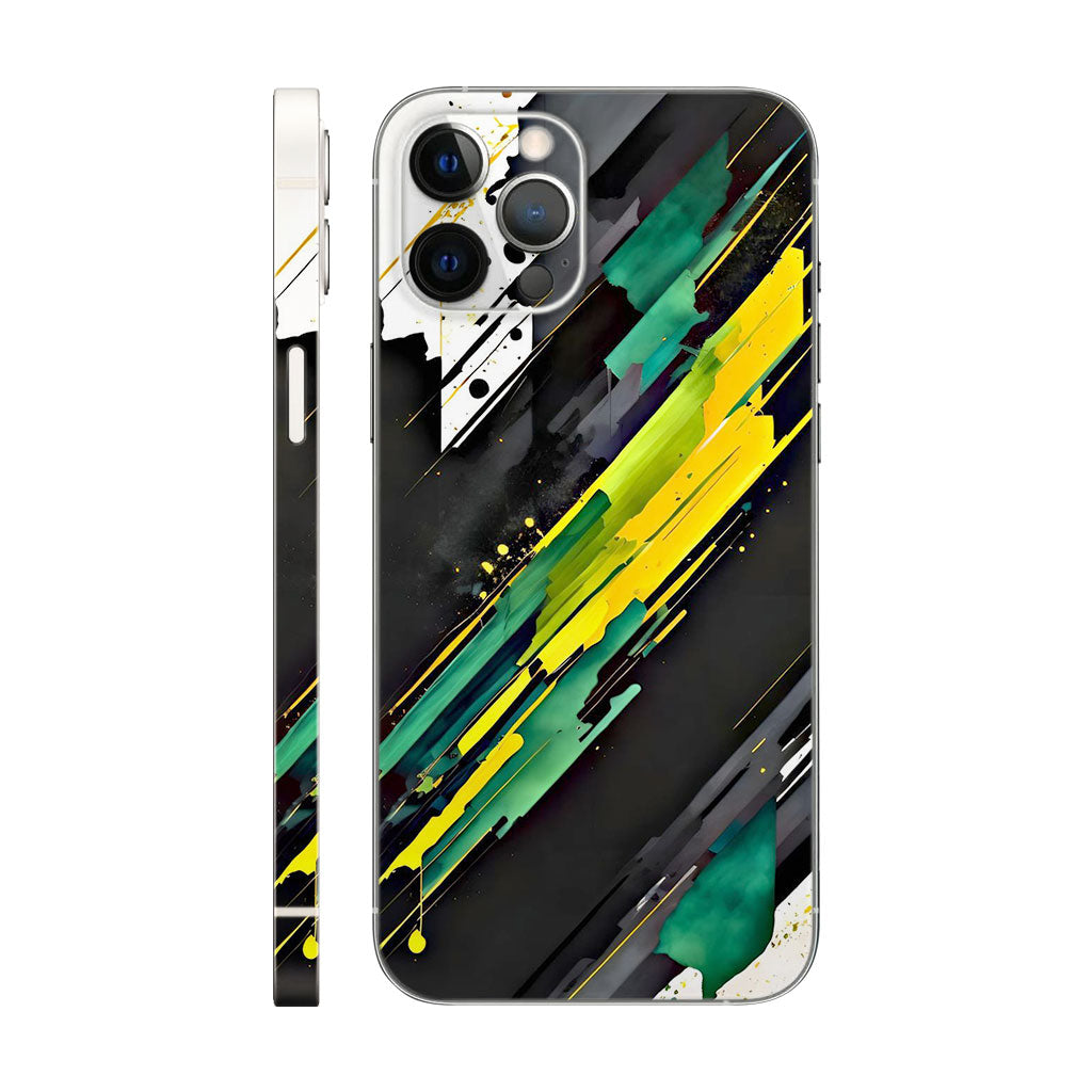 Unique Cross Green Mobile 6D Skin