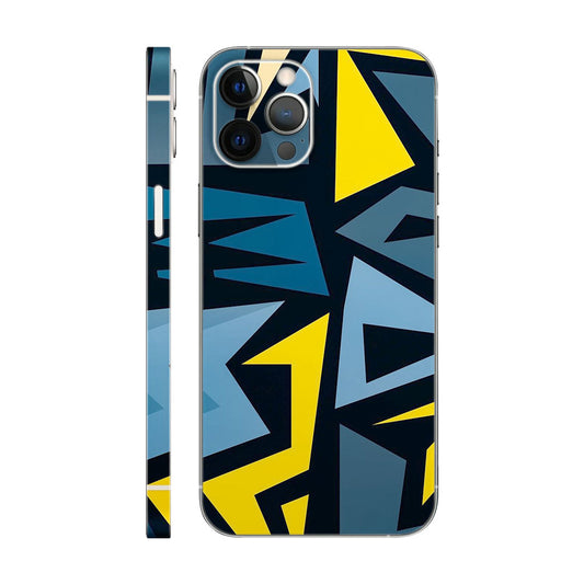 Color Splicing Mobile 6D SKin