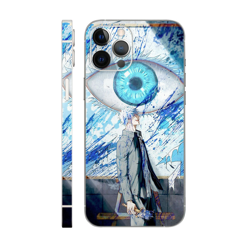 Anime Eye Blue Mobile 6D Skin