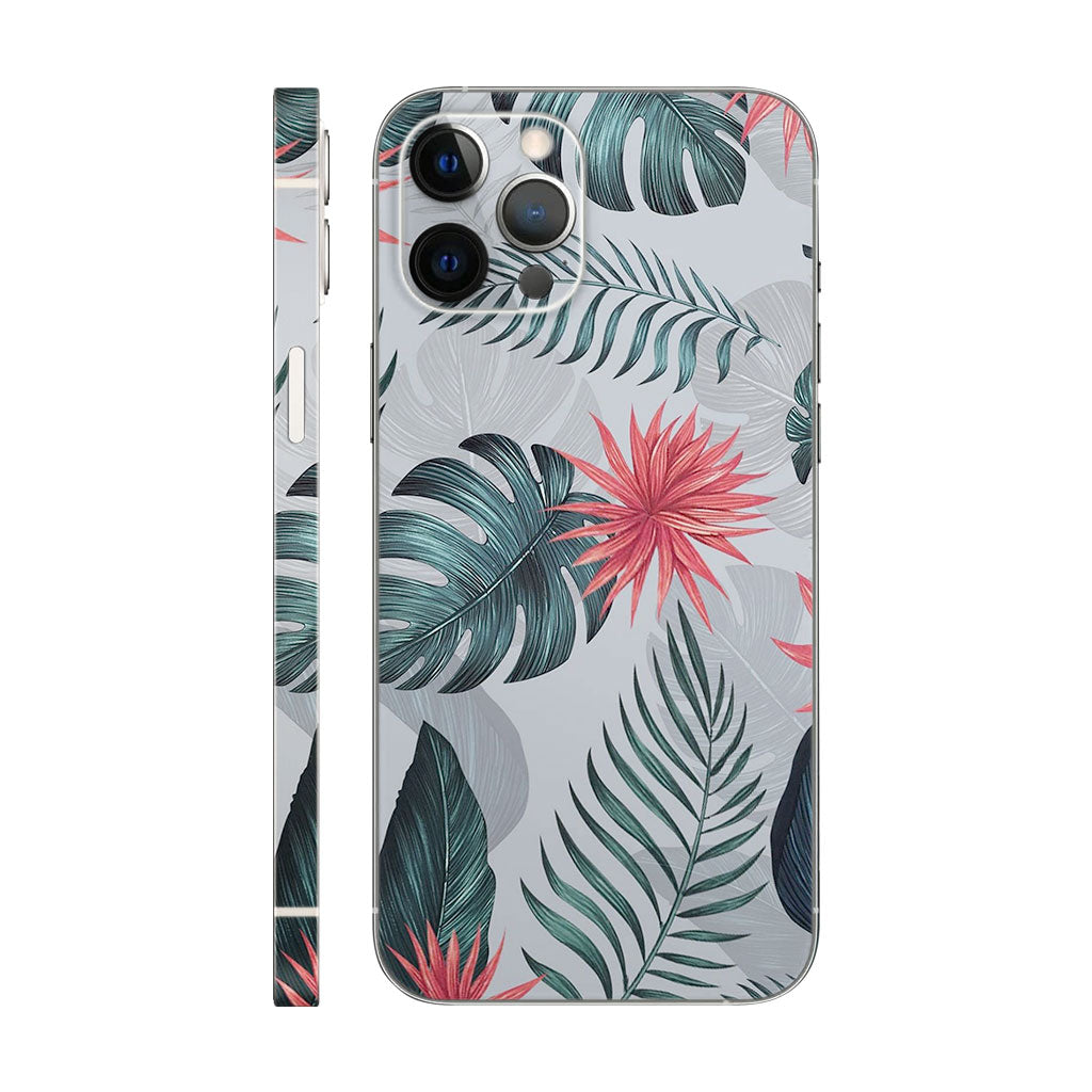 Flower Leafs Retro Art Mobile 6D Skin